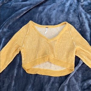 Free People cropped sweater